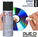 Spray de 200ML Álcool Isopropílico Due-CI G-L-15/200