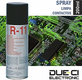 G-R-11 : SPRAY DE 200ML LIMPA CONTACTOS DUE-CI