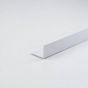 85837 PERFIL BRICOLAGE CANTO L PVC BRANCO ACETINADO 1000 x 2...