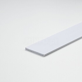 85928 PERFIL BRICOLAGEM CHAPA PVC BRANCO ACETINADO 1000 x 30...