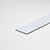 Perfil Bricolagem Chapa PVC Branco Acetinado 1000 x 30 x 3 mm 85928 - imagem 1