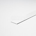 Perfil Bricolage Chapa de Alumínio Pintada Branca 1000 x 25 x 2 mm 85937