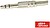 Ficha Jack 6.35MM Macho ST C/ Guarda Cabo em Mola G-15-1 - imagem 1