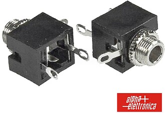 G-30-2 : FICHA JACK 3.5MM FÊMEA ST P/ PAINEL