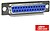 Ficha Tipo-D 25P Fêmea P/ Soldar G-63-025 - imagem 1