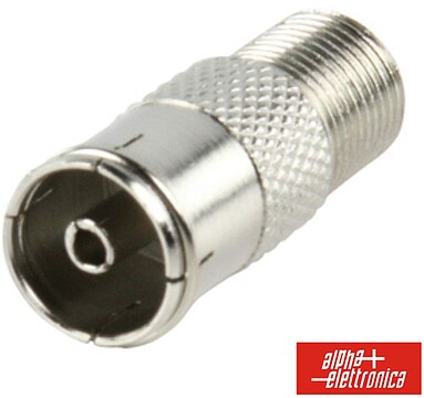 G-88-625 : FICHA ADAPTADORA F FÊMEA/ COAXIAL 9.5MM FÊMEA