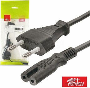 G-23-008B : CABO DE ALIMENTAÇÃO TIPO-8 MACHO/FÊMEA 2P 1.5...