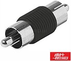 Ficha Adaptadora Rca Macho/Macho Preto G-71-830/1