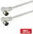 Cabo C/ Ficha F Macho 90º/ Ficha F Macho 90º 2m Polybag G-86-092B - imagem 1
