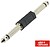 Ficha Adaptadora Jack 6.35MM Macho Mono/ Jack 6.35 Macho MO G-70-326 - imagem 1