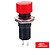 Comutador Pressão Redondo Normalmemte Aberto Vermelho G-330-024 - imagem 1
