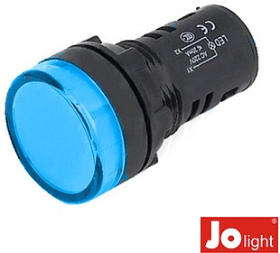 G-LL9056-5 : LUZ PILOTO REDONDO DE PAINEL 16MM 230V AZUL JOL...