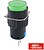 Comutador Pulsador Redondo 230V 1 NA 1 NF Verde Unipolar G-330-042-4 - imagem 1