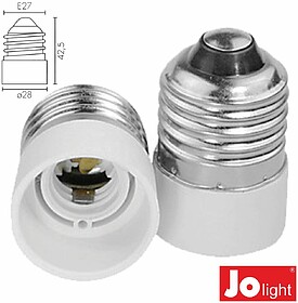 G-23-80/1 : CASQUILHO ADAPTADOR DE E27 P/ E14