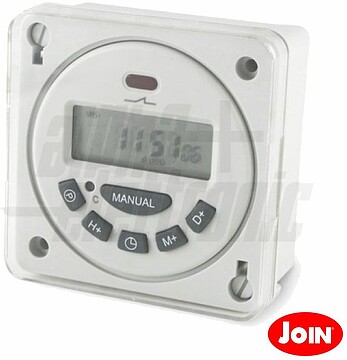 G-23-272 : TEMPORIZADOR DIGITAL SEMANAL 12V JOIN