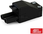 Ficha Alimentaçâo AC 2P Fêmea 16A 500V G-23-31-16N
