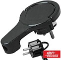Ficha Schuko Macho C/ Terra Anel Extração 250V Preto G-23-50/05N
