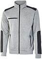 Upower Snug Sudadera Acolchoada com Fecho de Correr - Tamanho XL - Bolsos com Microfibra, Reforços Antiabrasão, Inserções Refletoras, Proteção DPI1 - Cor Cinzento Prateado WEY129GS-XL