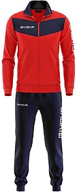 FATO DE TREINO GIVOVA VISA - Vermelho/Marinho M