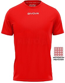 CAMISETA GIVOVA ONE MICROPERFURADA - Vermelho XL