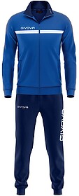 FATO DE TREINO GIVOVA TUTA ONE FULL ZIP - Royal/Marinho S