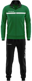 FATO DE TREINO GIVOVA TUTA ONE FULL ZIP - Verde/Preto XL