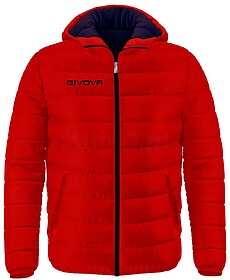 CASACO GIVOVA OLANDA - Vermelho/Marinho XL