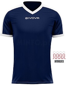 SHIRT GIVOVA REVOLUTION - Marino/Blanco XL