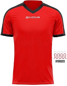 SHIRT GIVOVA REVOLUTION - Vermelho/Preto XL