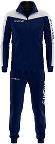 FATO DE TREINO GIVOVA TUTA ROMA - Azul/Branco 4XL