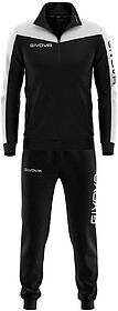 FATO DE TREINO GIVOVA TUTA ROMA - Preto/Branco M