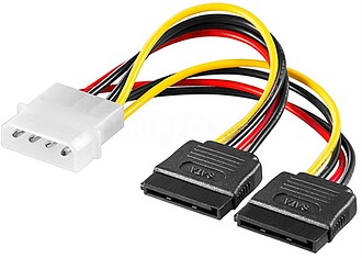 EC1500 : CAVO DE ALIMENTAÇÃO PC EWENT MACHO 5,25 POLEGADAS...