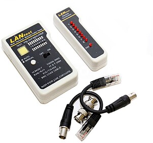 Testador de Cabos para Rack WP UTP/STP RJ45, RJ11/RJ12, BNC ...