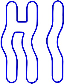 SS54683 : Candy Shock - Led Sign 80 Hi (blue)