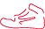 Candy Shock - Led Sign 40 Small Shoe (red/cold white) SS54657 - imagem 1