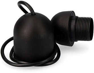 Conjunto de Pendentes Preto G-44311 E27 Comprimento 80cm