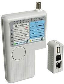 Provador de cabos RJ11 - RJ12 - RJ45 - BCN - USB WPC-TST-002