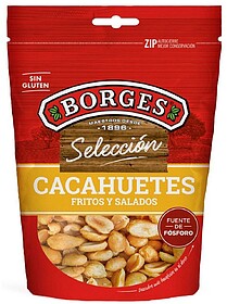 89272 : Amendoins borges frito/salgado bolsa de 100 gr Amend...