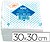 Pack 100 Guardanapo Branco 1Capa 30x30 19270 : 19270 - imagem 1