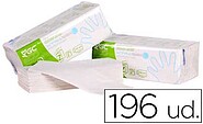 Toalhete de papel para maos ecologica xtrasec 20x23 cm 2 folhas pack com 196 unidades Toalhete de papel para maos ecologica xtrasec 20x23 cm 2 folhas pack com 196 unidades J281600