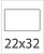 Etiquetas 10 Brancas 22,0 x 32,0mm 10 Folhas 01644 - imagem 1