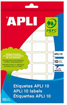Etiquetas 10 Brancas 32,0 x 41,0mm 10 Folhas