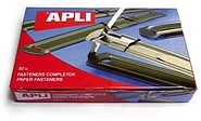 Encuadernador Fastener Completo Apli Caixa 50 Unidades 11831