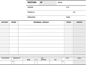 Talonário de Facturas Apli 1/8 Apaisado Duplicado A-67 - Pa...