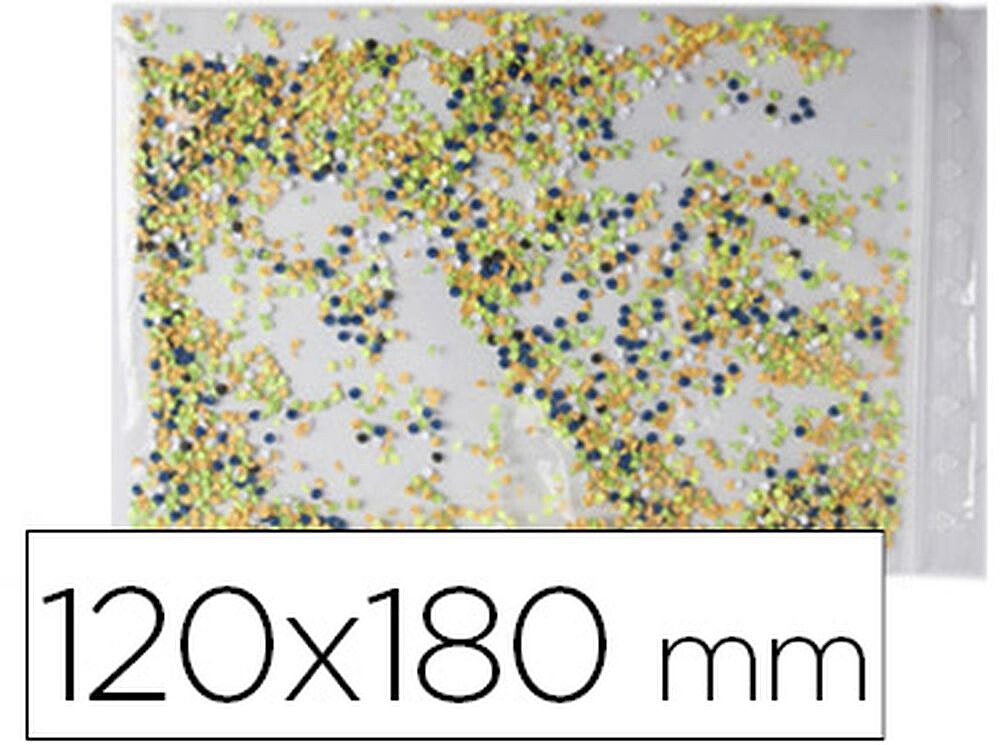 Saquinho Plástico Autofechamento 120X180 mm Embalagem de 100 5177