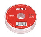 Apli Bobina de Fio de Nylon - Alta Qualidade - Resistente e Durável - Ideal para Bricolage, Jardinagem e Artesanato - Cor Transparente