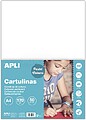 Pacote de 50 Cartulinas A4 170g - Livres de Ácido - Adequadas para Uso Escolar - Cor Branca 14229