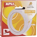 Fita Adesiva Dupla Face 15mm x 20m - Fácil de Cortar e Aplicar - Aderência Forte e Durável - Transparente 17723