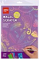 Apli Magic Scratch Cores Pack de 8 Folhas para Riscar - Medidas 210 x 297mm - Cores Sortidas 19406