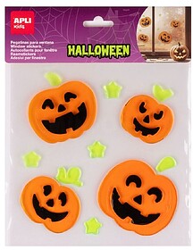 Apli Kids Pack com 12 Autocolantes Jelly de Halloween para J...